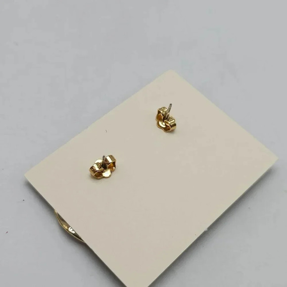 Avon Pink Pearlized Ruffle Pierced Earrings Vintage 1985 with Box - Picture 3 of 4